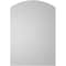 Ekena Millwork Arch Top Surface Mount PVC Gable Vent: Functional, w/ 2"W x 2"P Brickmould Sill Frame, 18"W x 26"H GVPAR18X2603SF - alternate 3